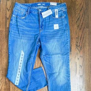 Brand new old navy power straight denim jeans